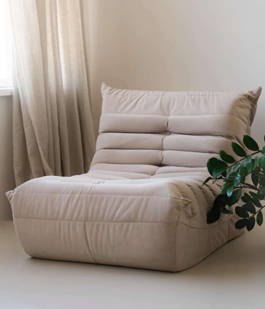 SereneMist Grey Light Sofa - Image 2