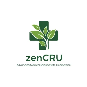 Custom WordPress website SEO and design - ZenCRU logo with green cross and leaves symbolizing medical science and compassion - Copyright 2025 Reboot Websites